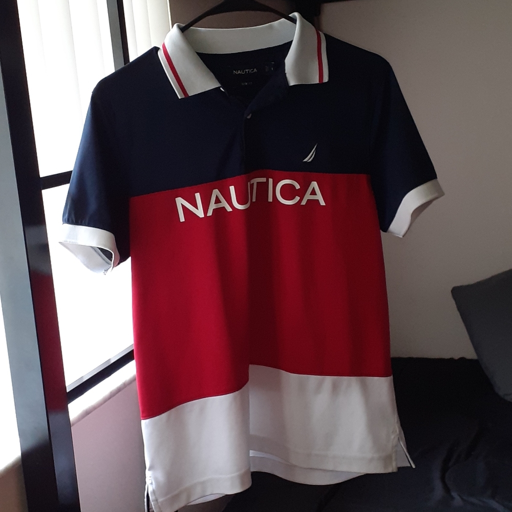 Nautica polo colorblock shirt